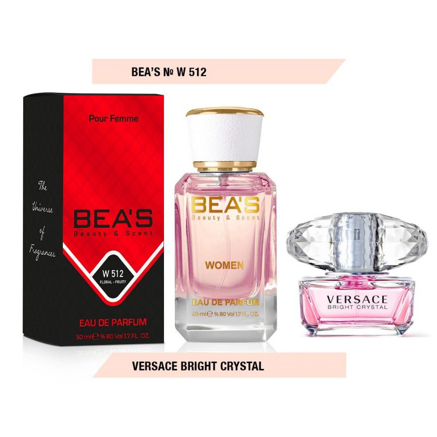 BEA'S (Beauty & Scent) W 512 - Versace Bright Crystal For Women 50 мл