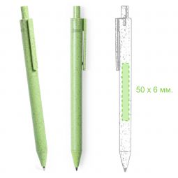 ручки из зерноволокна с логотипом