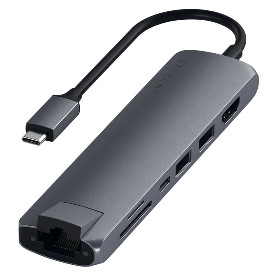 Концентратор Satechi Type-C Slim MultiPort with Ethernet Adapter