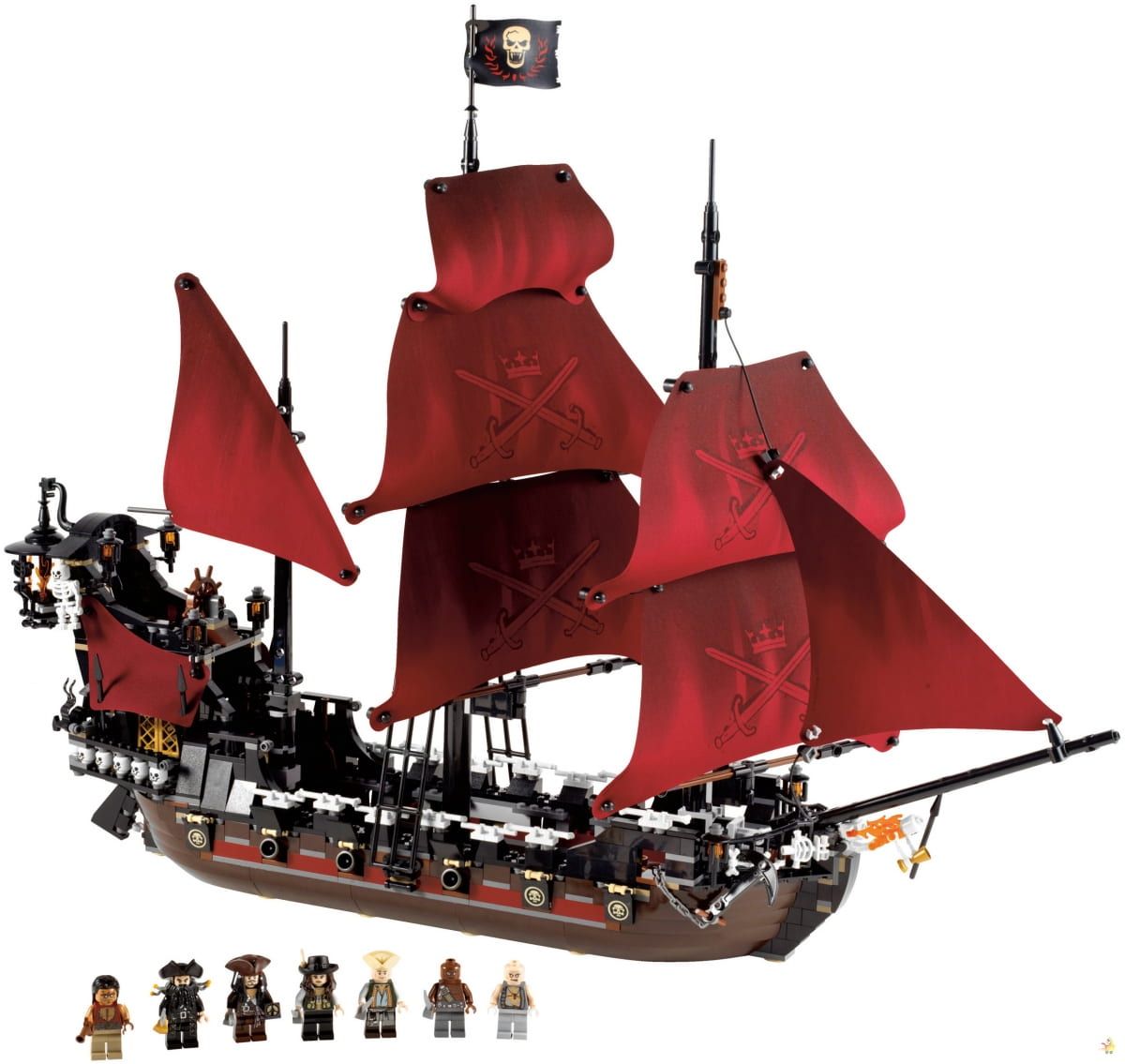 Конструктор корабль пираты Месть королевы Анны 1151 деталь (18015)