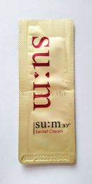 Su:m 37° Secret Cream – восстанавливающий крем для лица от бренда Su:m 37° из линии средств «Секрет» пришедшей на смену линии средств  Secret repair ( ранее - Secret Repair Concentrated  Cream) пробник-саше 1 мл