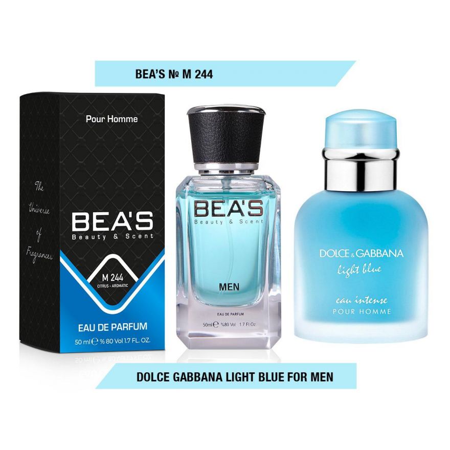 BEA'S (Beauty & Scent) M 244 - Dolce & Gabbana Light Blue For Men 50 мл