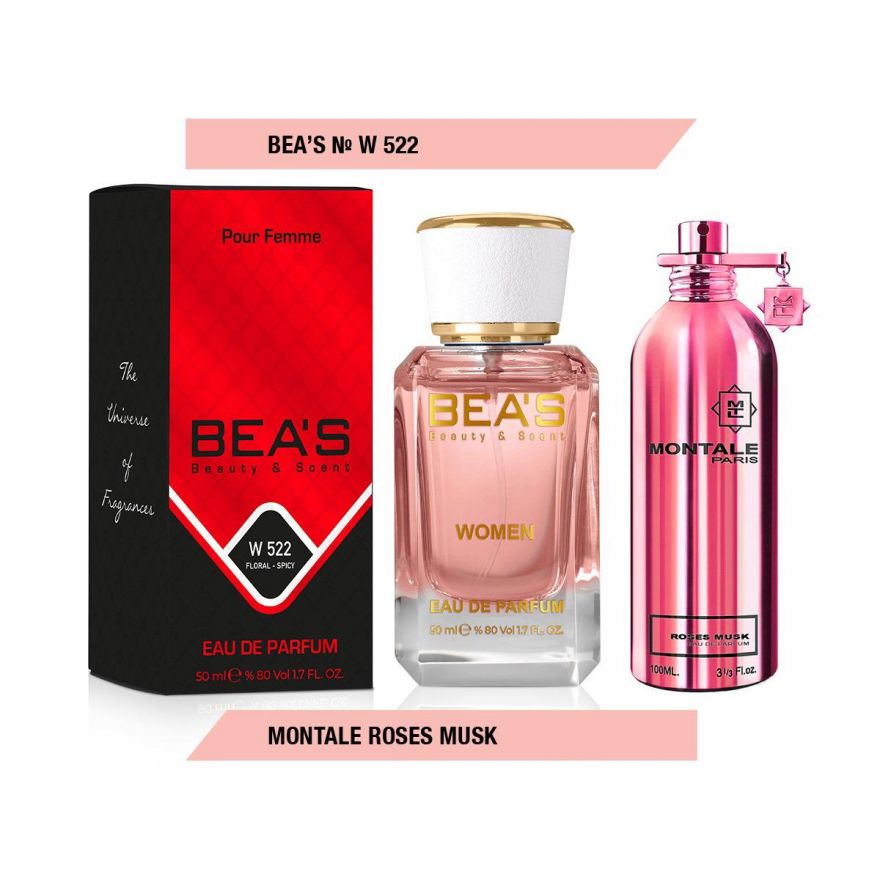 BEA'S (Beauty & Scent) W 522 - Montale Roses Musk For Women 50 мл