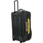 Fly Racing Roller Grande Bag RockStar Black/Yellow сумка для экипировки на колесах черно-желтая, вид сзади