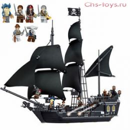 Конструктор KAKU Пираты Карибского Моря Черная жемчужина K19001 (4184) 858 дет