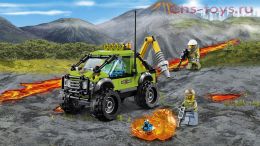 Конструктор LEPIN Cities Грузовик исследователей вулканов 02002 (Аналог Lego City 60121) 207 дет