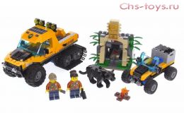 Конструктор Lepin City Миссия исследование джунглей 02064 (Аналог LEGO City 60159) 404 дет