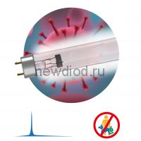 УФ UV-С ДБ 15 Т8 G13 ЭРА Бактерицидная ультрафиолетовая лампа T8/15W