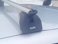 Багажник на крышу Lada Kalina sedan / hatchback, Lux, аэродинамические дуги 53 мм
