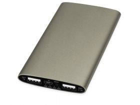 Портативное зарядное устройство «Мун» с 2-мя USB-портами, 4400 mAh, бронзовый (арт. 392479)
