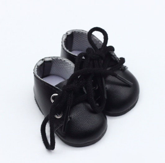 Обувь для кукол - ботиночки 5 см (черные)