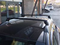 Багажник на крышу Opel Mokka, Turtle Air 2, аэродинамические дуги на интегрированные рейлинги (черный цвет)