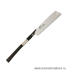 Пила японская столярная безобушковая Shogun Cross Cut Saw 265 мм (шаг зуба 1.75 мм) прямая пластиковая рукоять OKR-265 М00009196