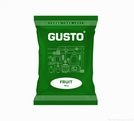 Спиртовые турбо дрожжи Gusto Fruit, 48 г
