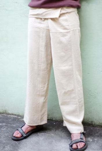Тайские штаны (штаны рыбака) с завернутым поясом. Купить в СПб, интернет магазин