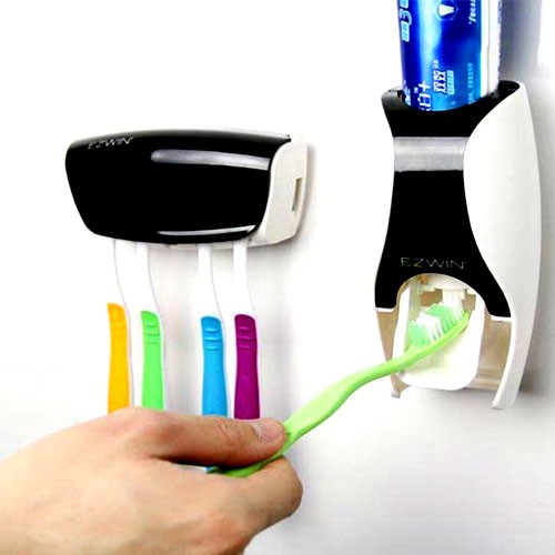 автоматический дозатор зубная паста и щетки