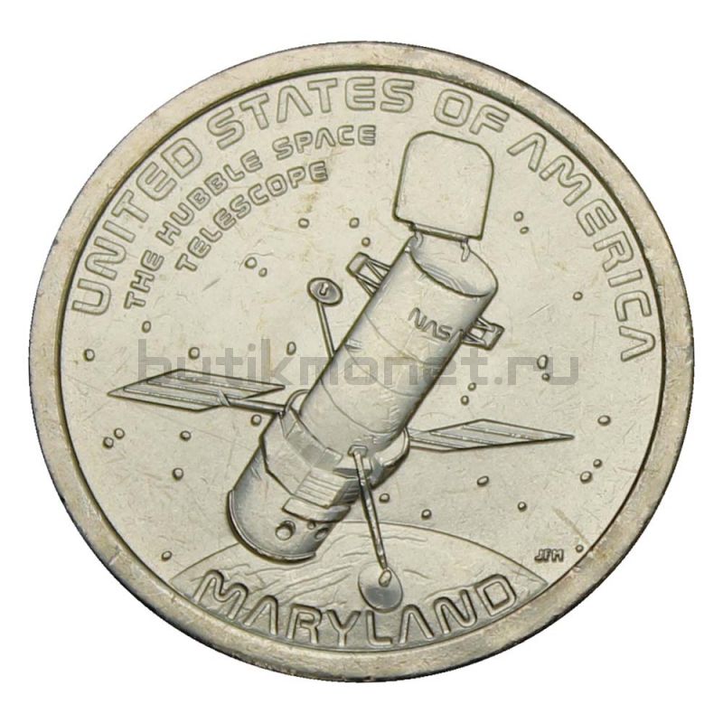 1 доллар 2020 США Космический телескоп "Хаббл", Мэриленд (Американские инновации)