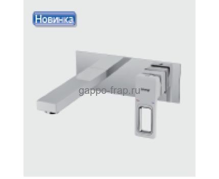 Белый встраиваемый смеситель для раковины Gappo G1017-12