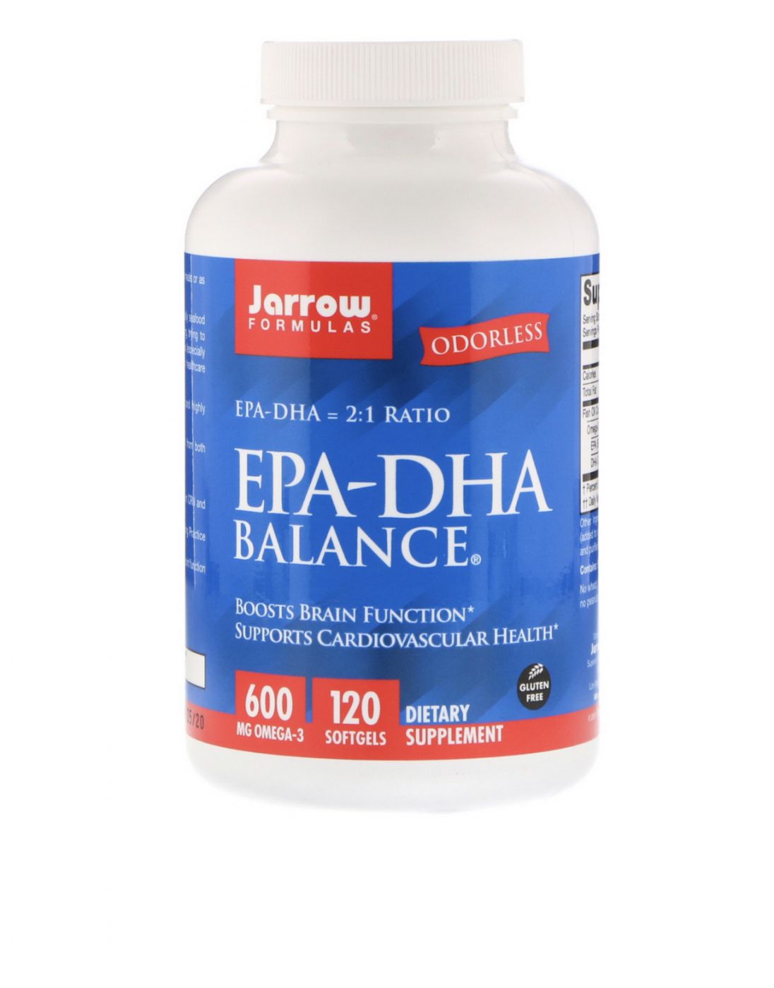 Jarrow Formulas, EPA-DHA Balance, 600 мг, 120 штук