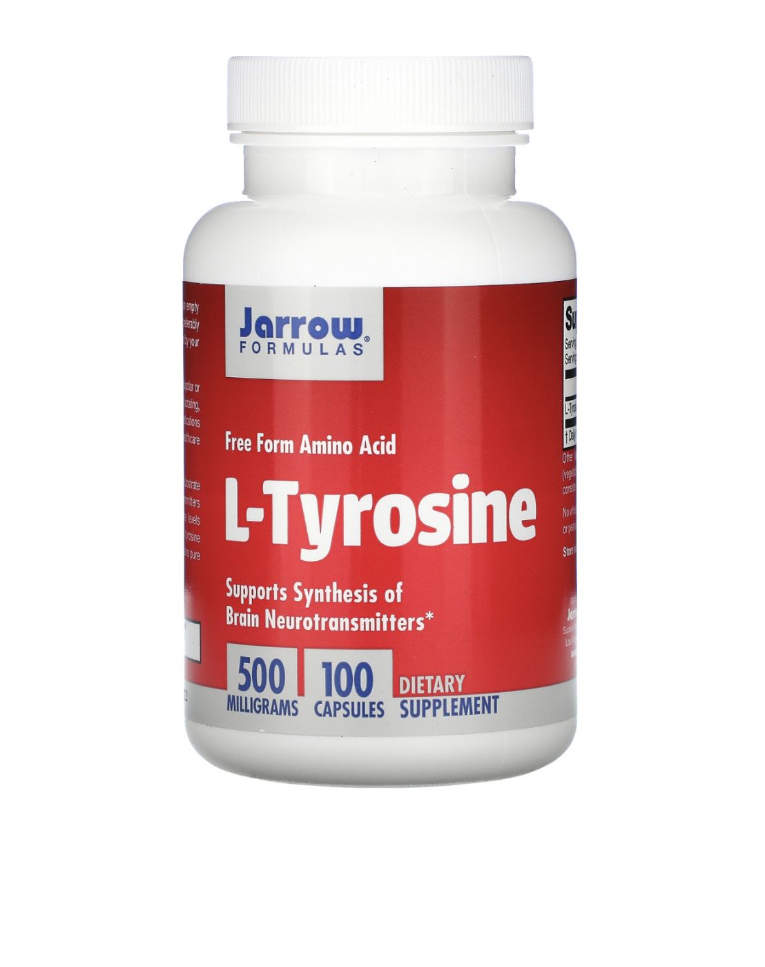 Л-тирозин, 500 мг, 100 капсул