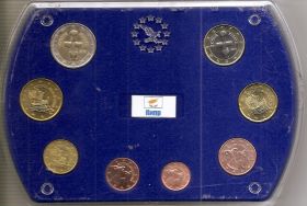 Набор евро монет Кипр 2013 в коробке (пластик)