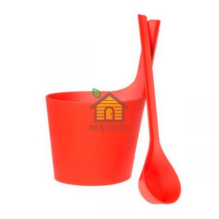 Комплект для сауны RENTO PISARA, цвет: красный