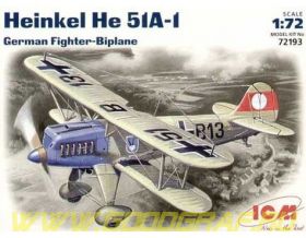 Хейнкель He51-A1 Германский истребитель-биплан