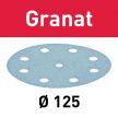 Материал шлифовальный FESTOOL Granat P1500, комплект из 50 шт. STF D125/90 P1500 GR 50X 497182