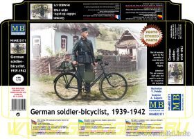 Фигуры Немецкий солдат-велосипедист, 1939-1942