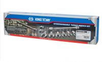 KING TONY 345202D11MR Динамометрический ключ серии "FIT", 1/2" с набором рожковых насадок 13-30 мм фото