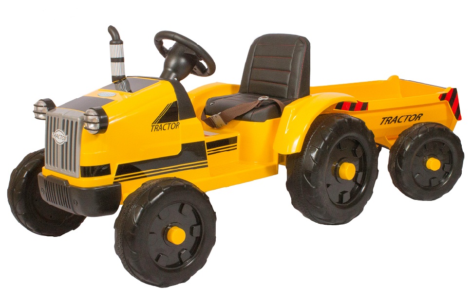 4097. Детский Электромобиль-Трактор TR55 жёлтый