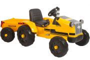 купить трактор-электромобиль TR55 жёлтый с доставкой