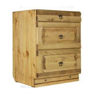 Шкаф-стол «Викинг» с ящиками (600) №16 из массива сосны
