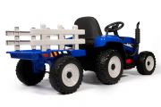 синий детский электромобиль-трактор купить в интернет магазине