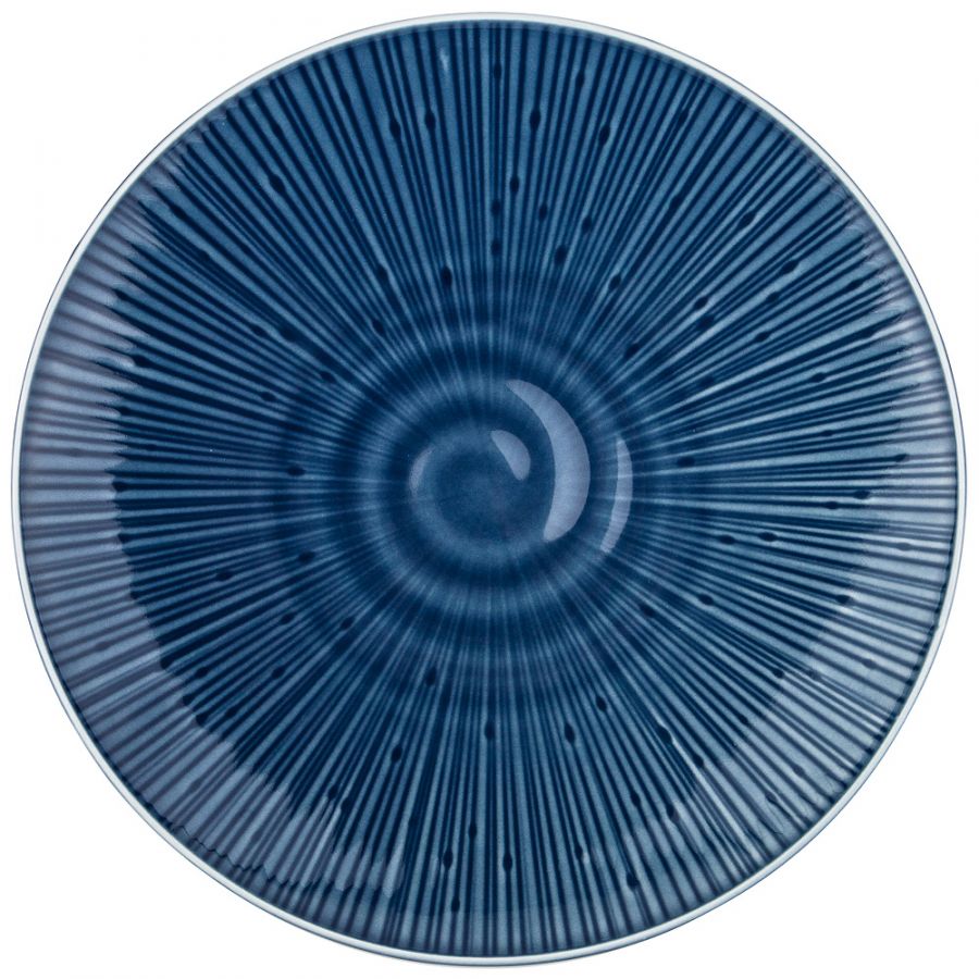 Тарелка обеденная "Mirage" 26.5 см синий (ПРОДАЁТСЯ КРАТНО 2 шт.)