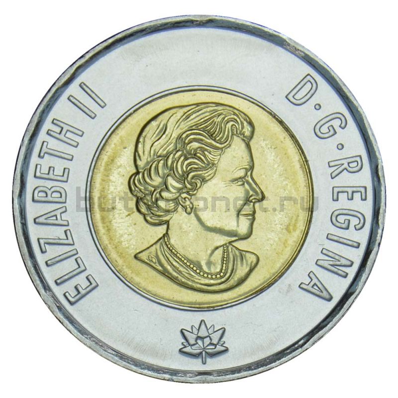 2 доллара 2017 Канада Полярное сияние (150 лет Конфедерации Канада)