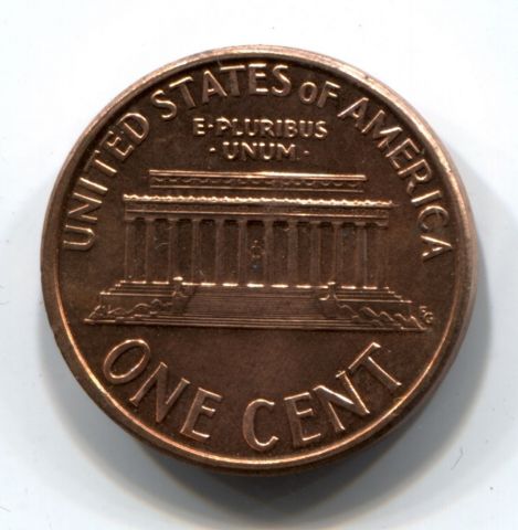 1 цент 1995 D США UNC