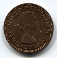 1 пенни 1967 Великобритания XF+