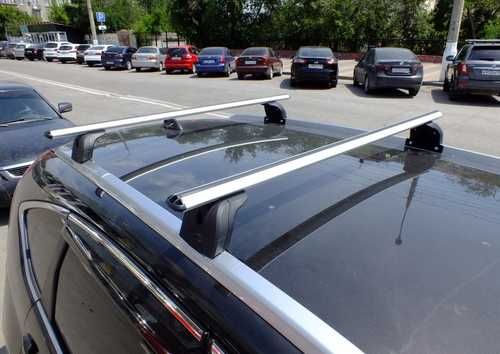 Багажник на крышу Honda CR-V 4 (с 2012 г.), Lux, аэродинамические дуги (53 мм) на интегрированные рейлинги