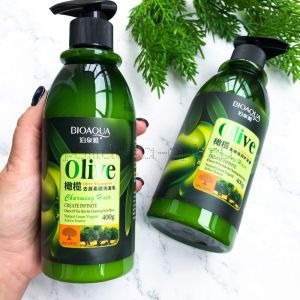 Оригинал Шампунь для волос BioAqua Charming Hair Olive Shampoo Шампунь для ежедневного очищения волос и кожи головы с маслом оливы