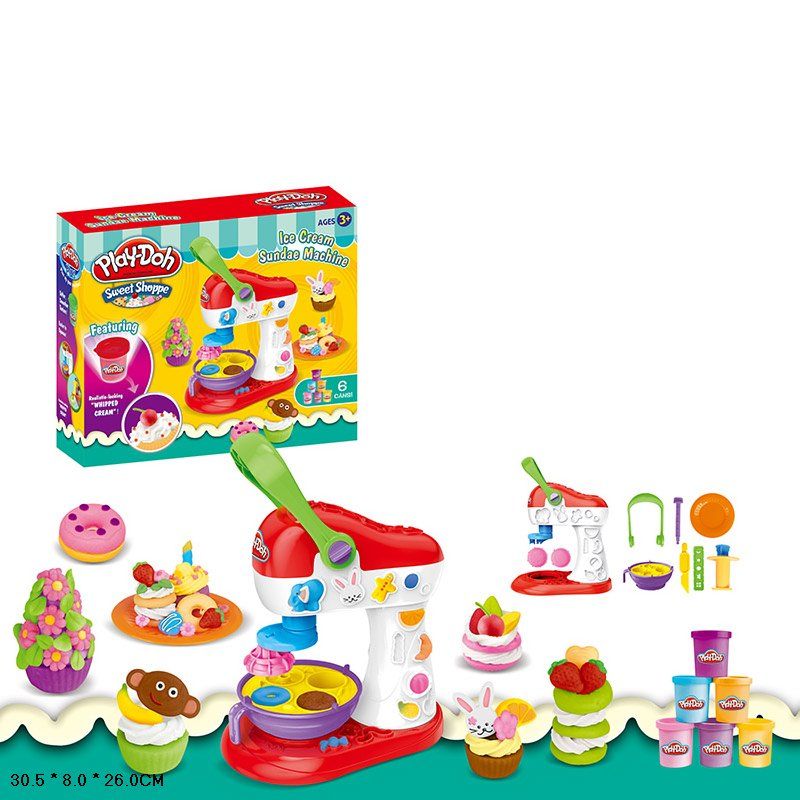 Игровой набор с пластилином Play Doh "Машина для мороженого" (677-C506)