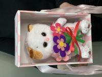 Мягкая игрушка Basik Кошечка ли с цветами