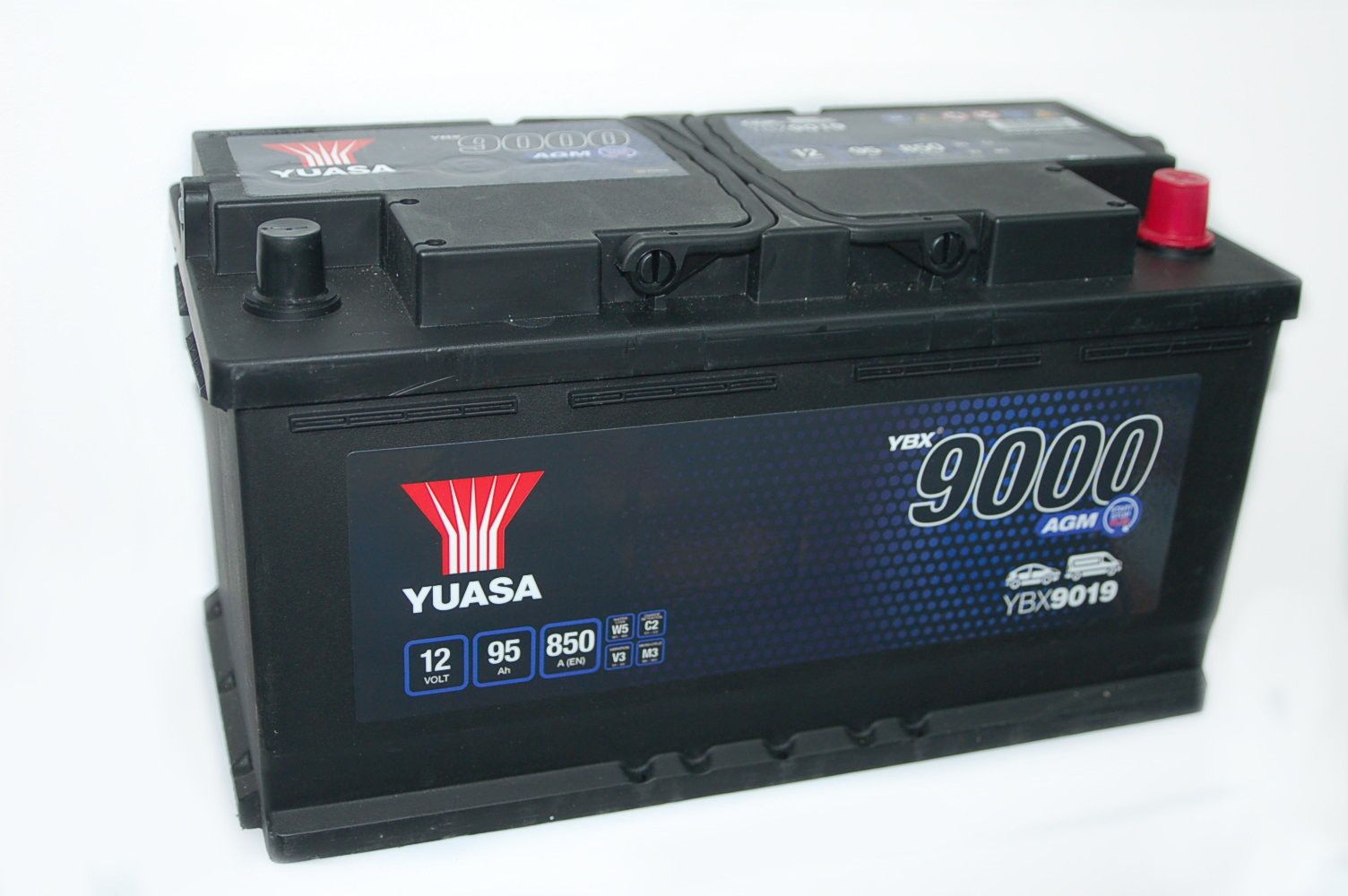 YUASA AGM 95Aч 850А(EN) YBX9019-095 (21г)