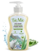 Жидкое мыло с гелем алое вера BioMio,300 мл