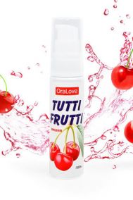 Гель-смазка для орального секса Bioritm OraLove Tutti-Frutti вишня, 30 г