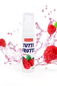 Гель-смазка для орального секса Bioritm OraLove Tutti-Frutti малина, 30 г