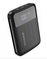 Универсальный внешний аккумулятор (Power Bank) Borofone BT21 10000 mAh (black)