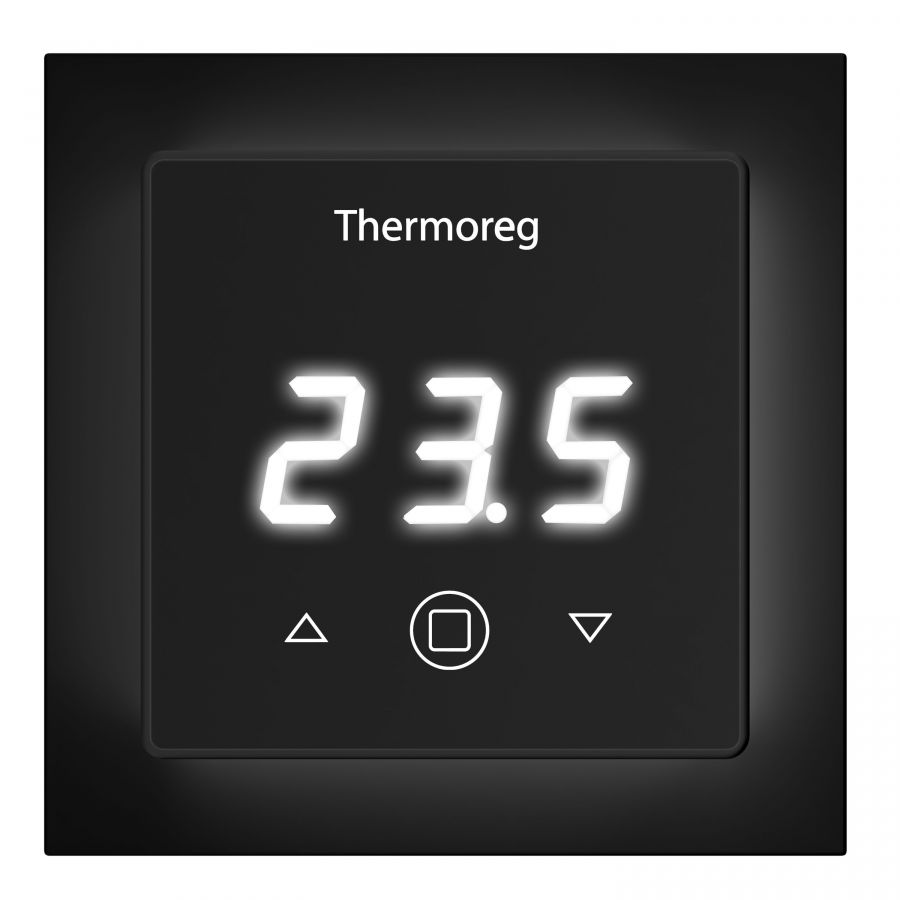 Электронный терморегулятор Thermoreg TI-300 Black черный для теплого пола