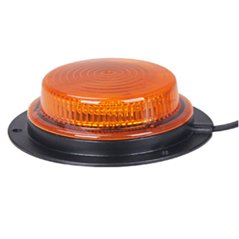LED маяк низкий профиль оранжевый 30 led PRO на магните 12-24 Вольт ip66