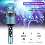 Орбита OT-ERM10 Синий RGB микрофон (Bluetooth, динамики, USB)